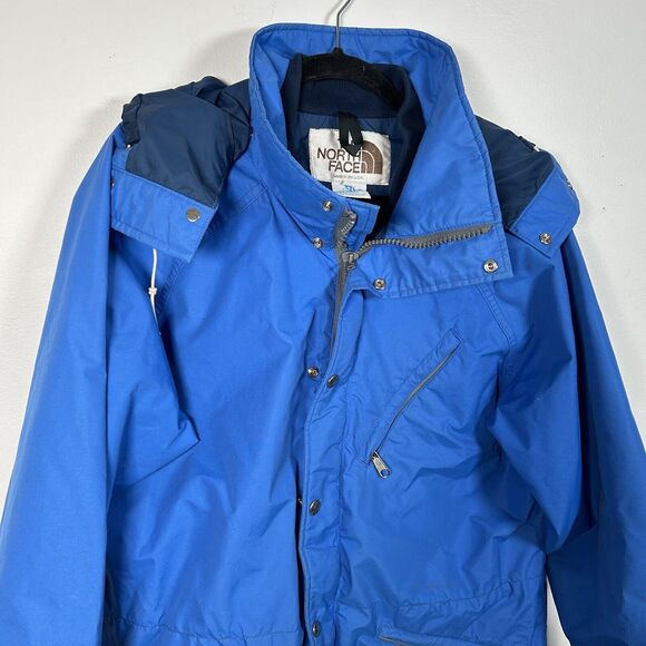 VTG The North Face Brown Label 80s Gore-Tex Blue Jacket USA Women's Size Large - Picture 2 of 8